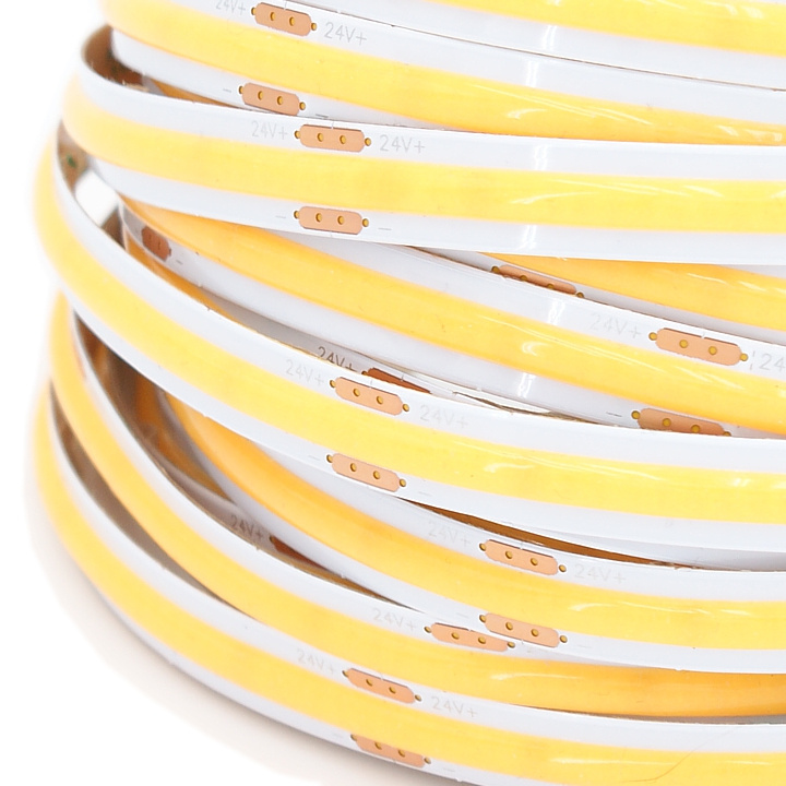 LED pásek COB 24V / 480LED / 9W / 3000K / IP20 / 8mm / PRO+