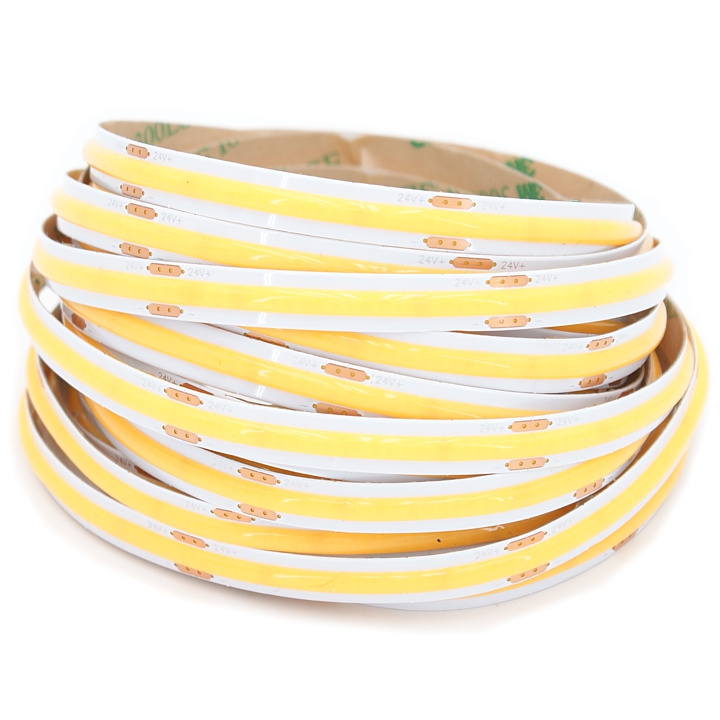 LED pásek COB 24V / 480LED / 9W / 3000K / IP20 / 8mm / PRO+
