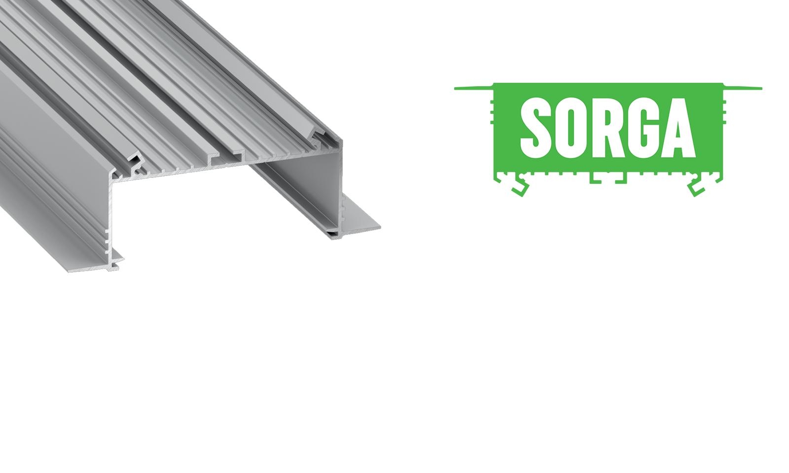 LED profil SORGA, stříbrný