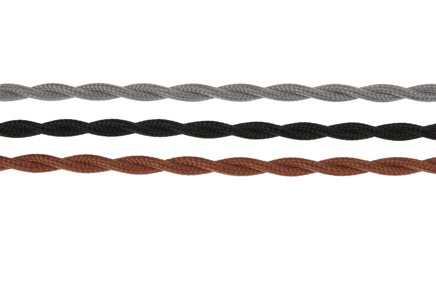 Textilní splétaný RETRO KABEL 2x0,75