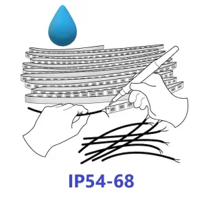 Pájení - RGBW a RGB+CCT LED pásky IP54-68