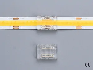 3 pin KONEKTOR pro CCT COB & SMD LED pásky, typ: LED pásek ↔ LED pásek, PCB 10mm