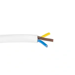 KABEL 3x0,75 kulatý CYSY bílý