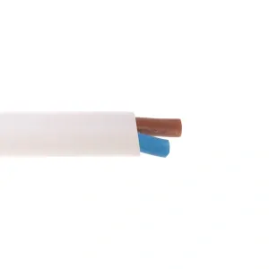 KABEL 2x1 kulatý CYLY-O bílý