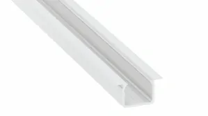 LED profil U, bílý
