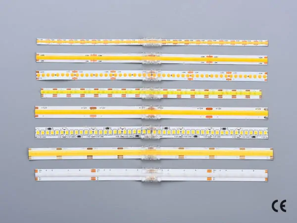 2 pin KONEKTOR pro MONO COB & SMD LED pásky, typ: LED pásek ↔ LED pásek, PCB 8mm