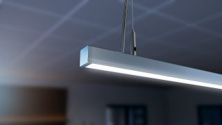 Závěsné svítidlo Lumines DILEDA stříbrné, 60cm, 4000K, 14W