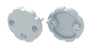 PVC koncové záslepky do LED profilu COSMO, bílé
